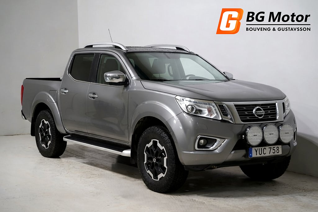 Nissan Navara Dubbelhytt 2.3 dCi 190HK 4WD Drag/Taklucka/360/Leasbar