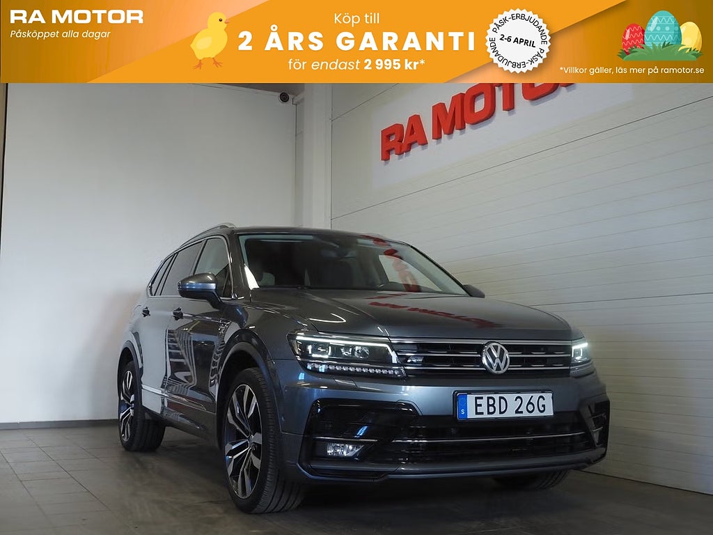 Volkswagen Tiguan Allspace 2.0 TSI 4Motion 190hk R-Line P-Värm Drag B-Kam 2019