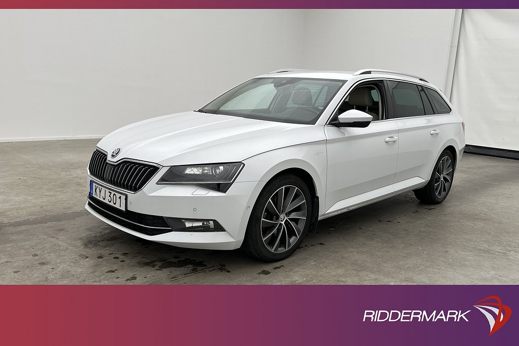 Skoda Superb TDI 4x4 190hk L&K Canton Värm Kamera Navi Drag