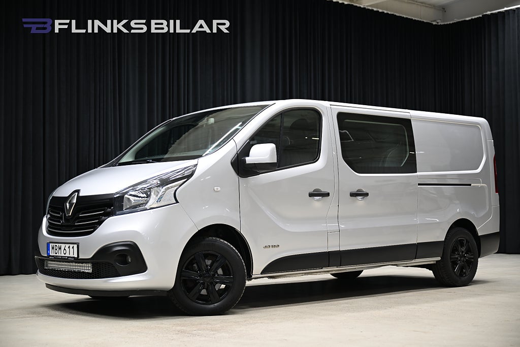 Renault trafic dCi 140HK Dubbelhytt|Dubbeldör|Drag|Värmare|Backkamera