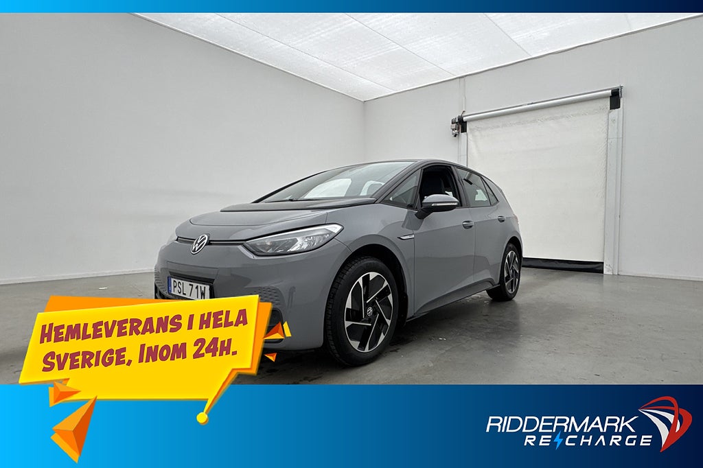 Volkswagen ID.3 Pro Performance 204hk Navi CarPlay MOMS