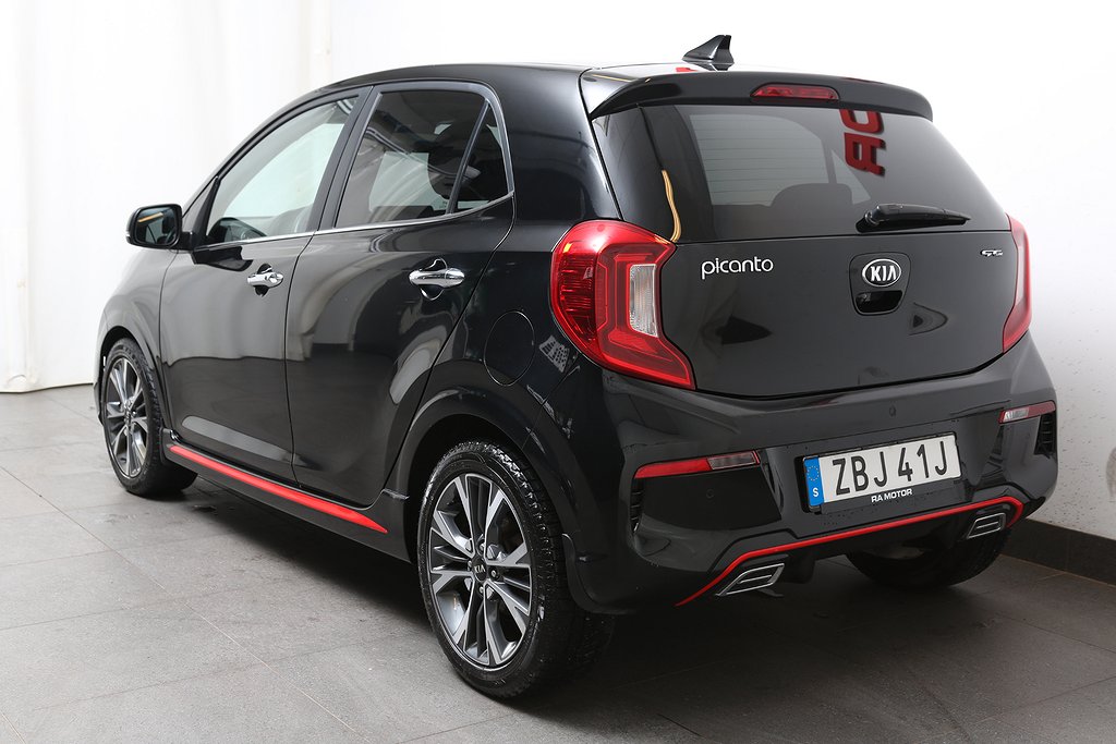 Kia Picanto 1,0 T-GDI 100hk GT-Line 5D Navi Skinn Kamera 2021