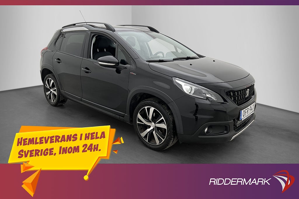 Peugeot 2008 GT 1.2 PureTech 110hk Pano Värmare Kamera Drag