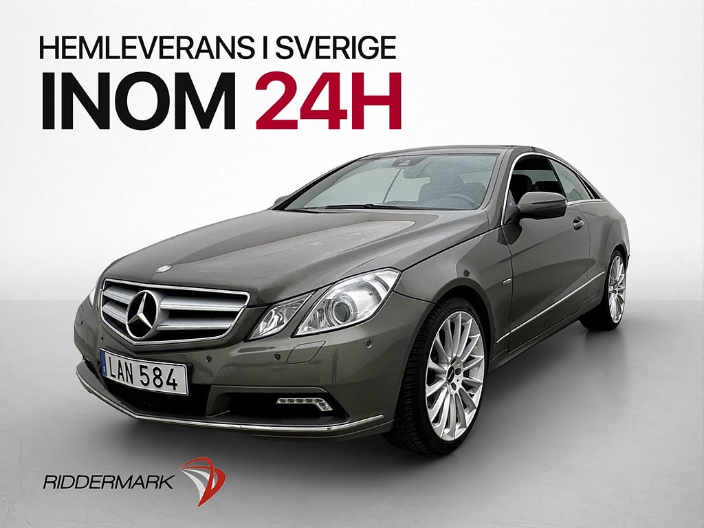 Mercedes-Benz E 250 Coupé 204hk Kamera Elstol Navi Farthåll
