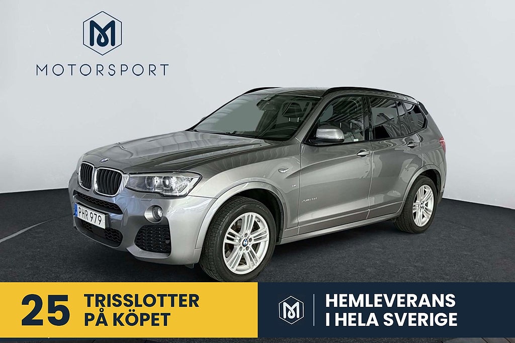 BMW X3 xDrive20d M Sport DRAG Backkamera Pano H/K Adaptiv-fart