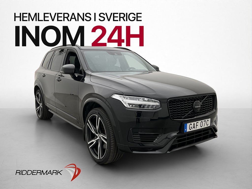 Volvo XC90 T8 AWD R-Design 7-Sits Värmare Pano B&W 360° MOMS
