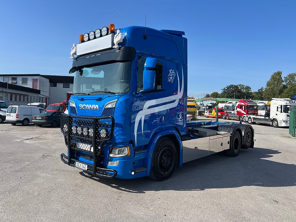 Scania R660 V8 6x2*4 Lastväxlare, ADR, Liftdumper, Euro 6