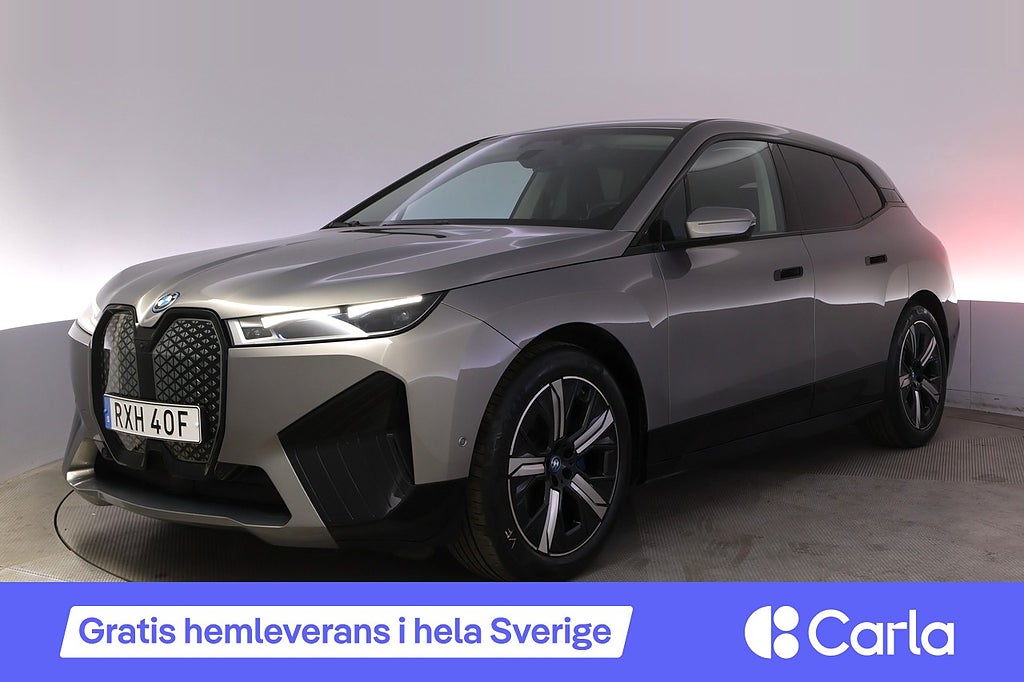 BMW iX xDrive50 Sportline DAP Drag HK 360 HuD Elstol BSM