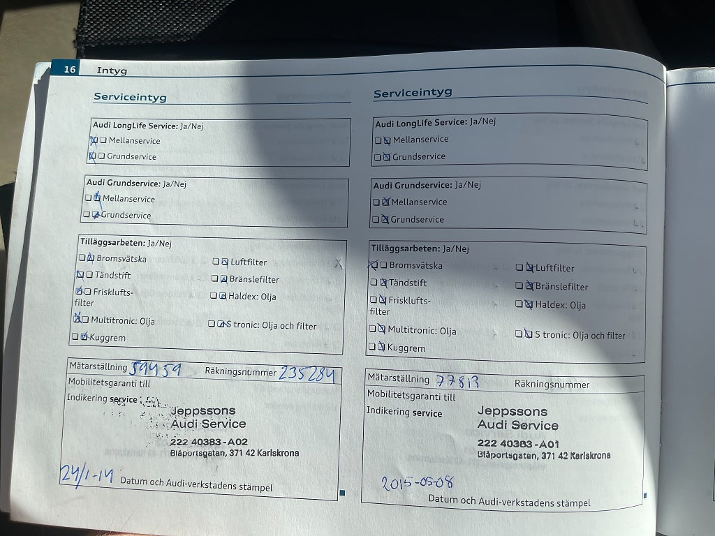 Audi A4 Sedan 2.0 TFSI Automat 180 hk Endast en ägare