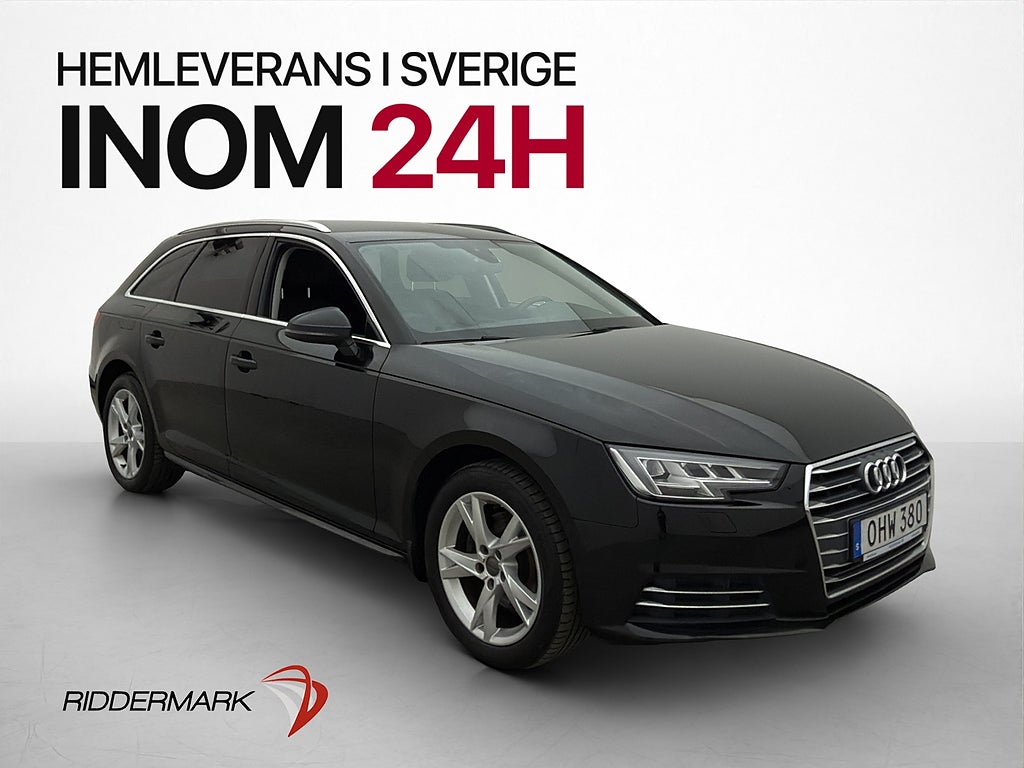 Audi A4 Avant 2.0 TDI Proline Fjärr-Värm Dragkrok Sensorer