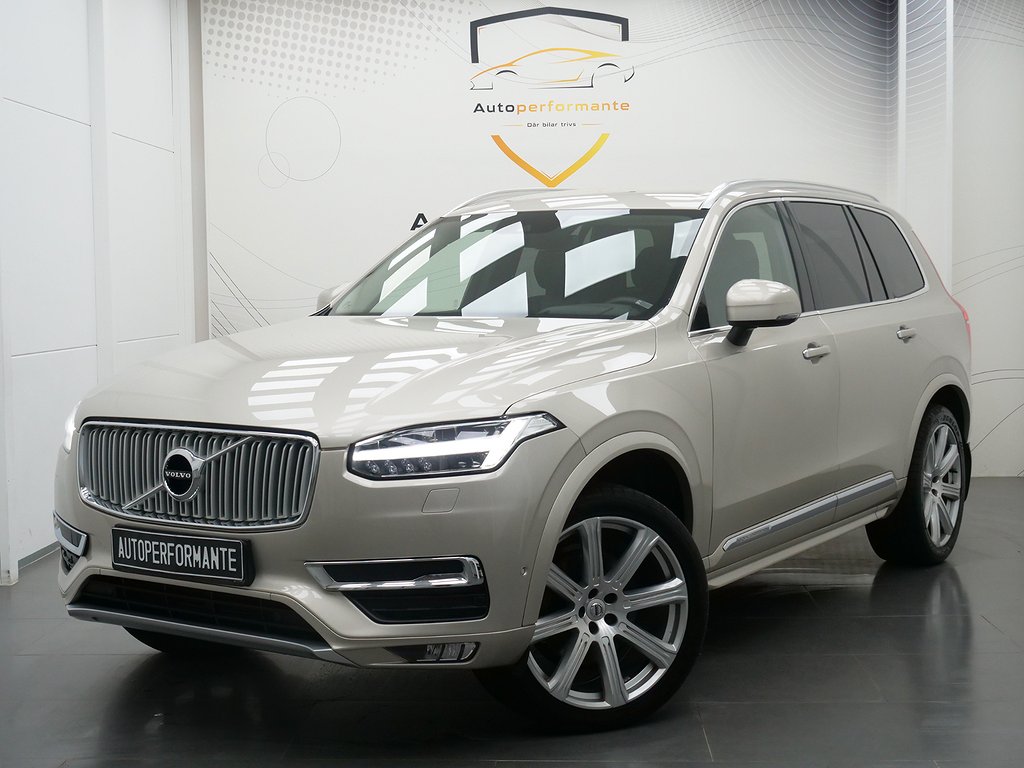 Volvo XC90 D5 AWD Inscription Polestar Drag 7-Sits 225hk