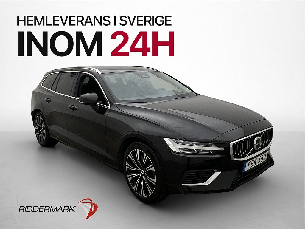 Volvo V60 Recharge T6 AWD Core Edition 350hk Drag Navi Läder