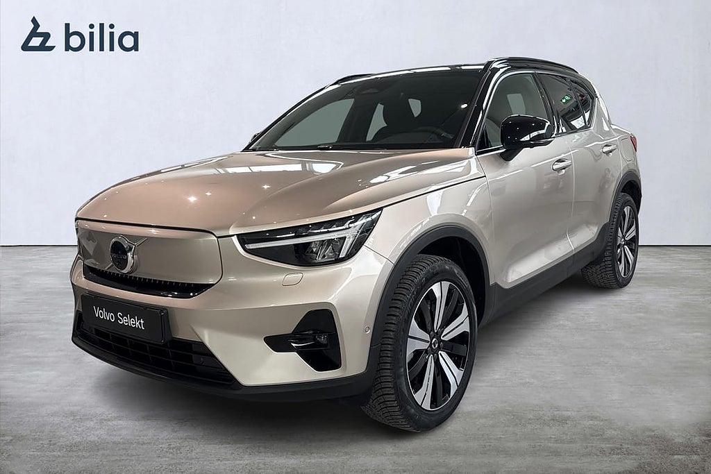 Volvo XC40 Recharge Single Motor Ultimate/Tonade rutor/Rattvärme/Baksätesvä