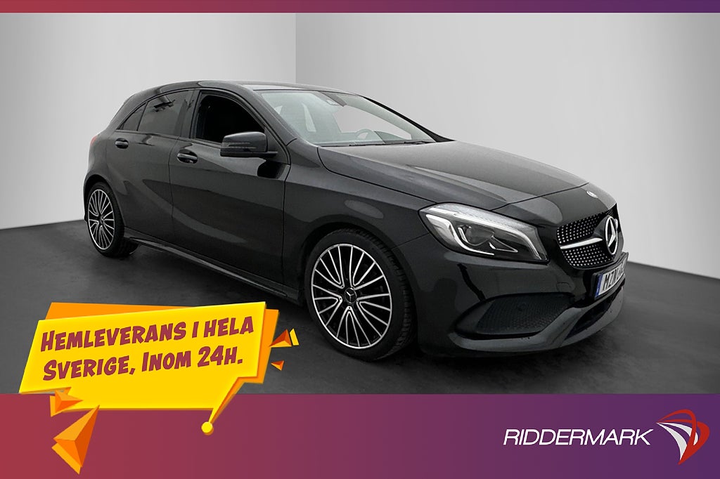 Mercedes-Benz A 180 AMG Night Navi Sensorer Halvskinn