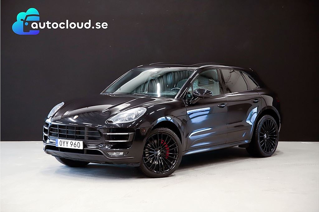 Porsche Macan Turbo 3.6 Svensksåld Pano 18-Vägs BOSE