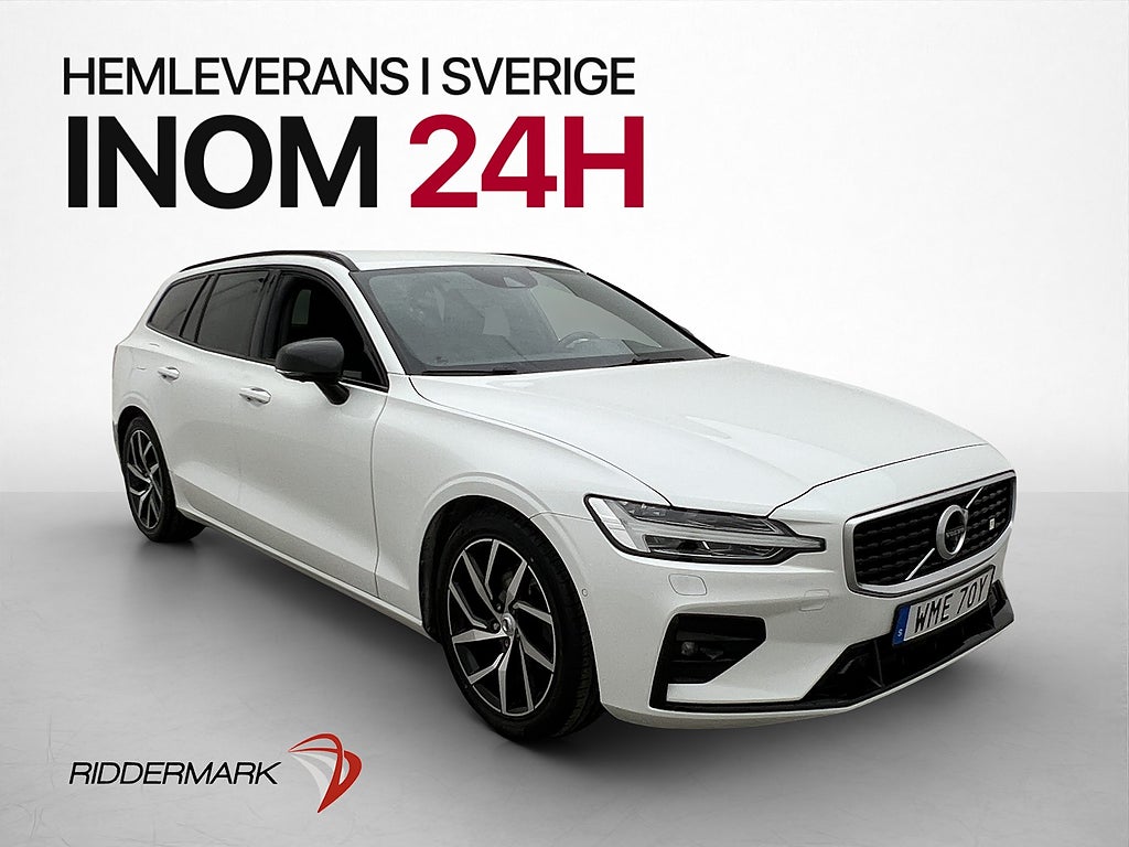 Volvo V60 D4 R-Design VOC Värmare CarPlay Skinn Elstol 360°