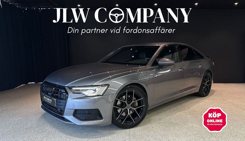 Audi A6  45 TFSI Quattro | S-Line  | Matrix | Dragkrok  