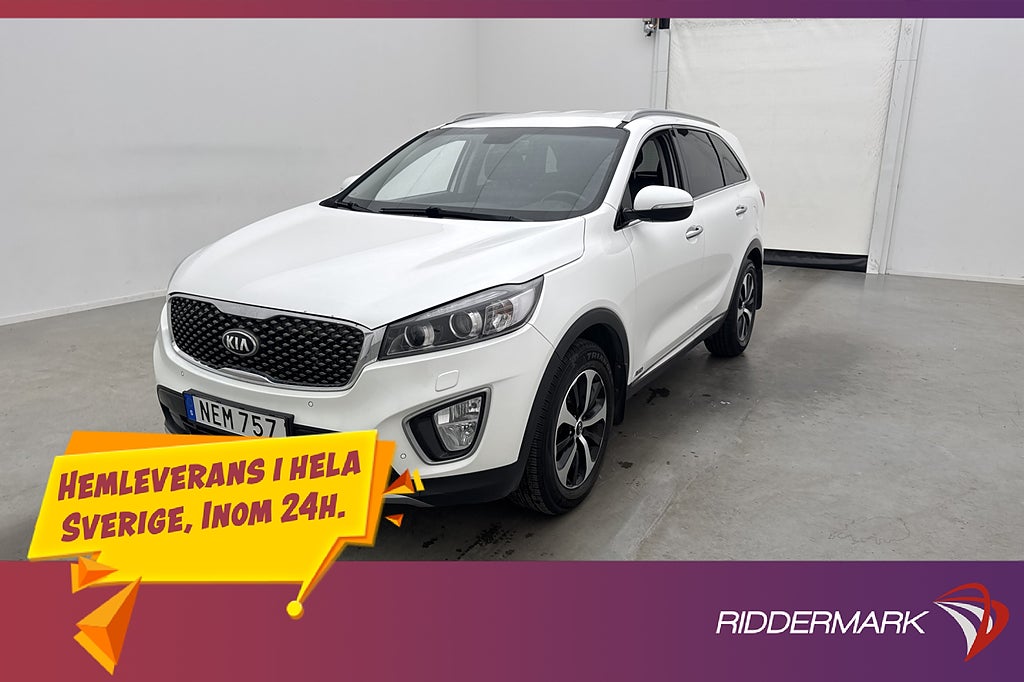 Kia Sorento CRDi AWD Business 7 Sits Dragkrok Kamera Skinn