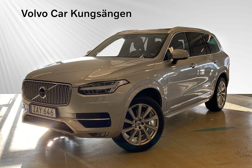 Volvo XC90 D4 AWD Inscription 7-säten DRAG B/W PANO LÄDER