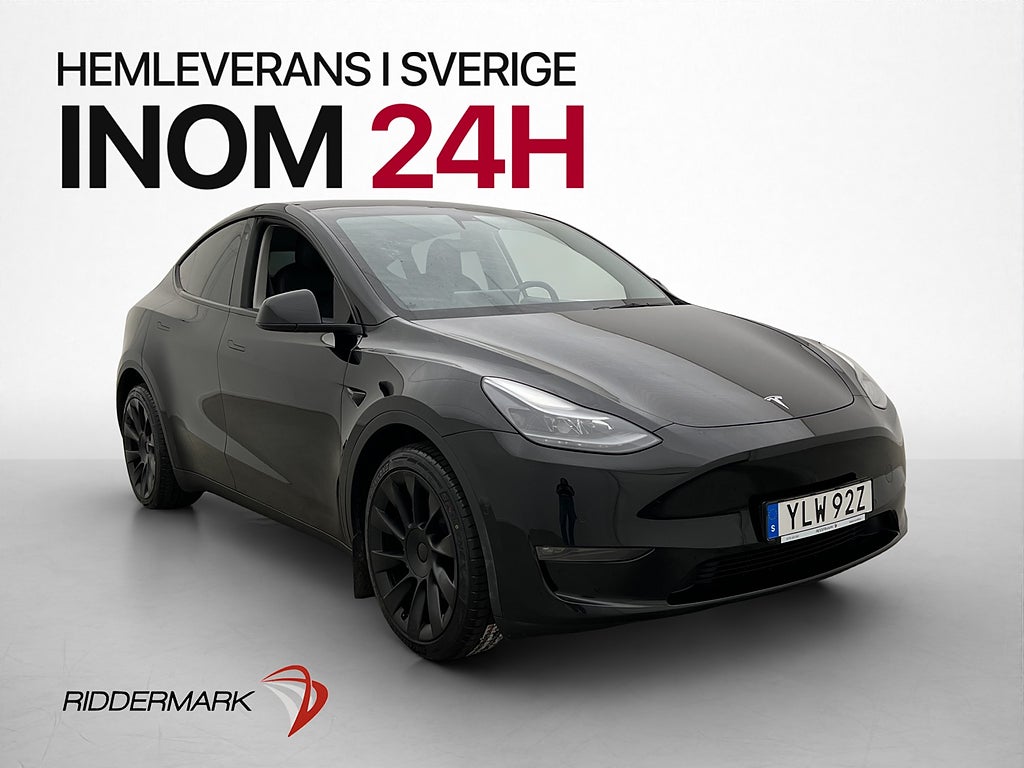 Tesla Model Y Long Range AWD Värmepump Autopilot Dragkrok