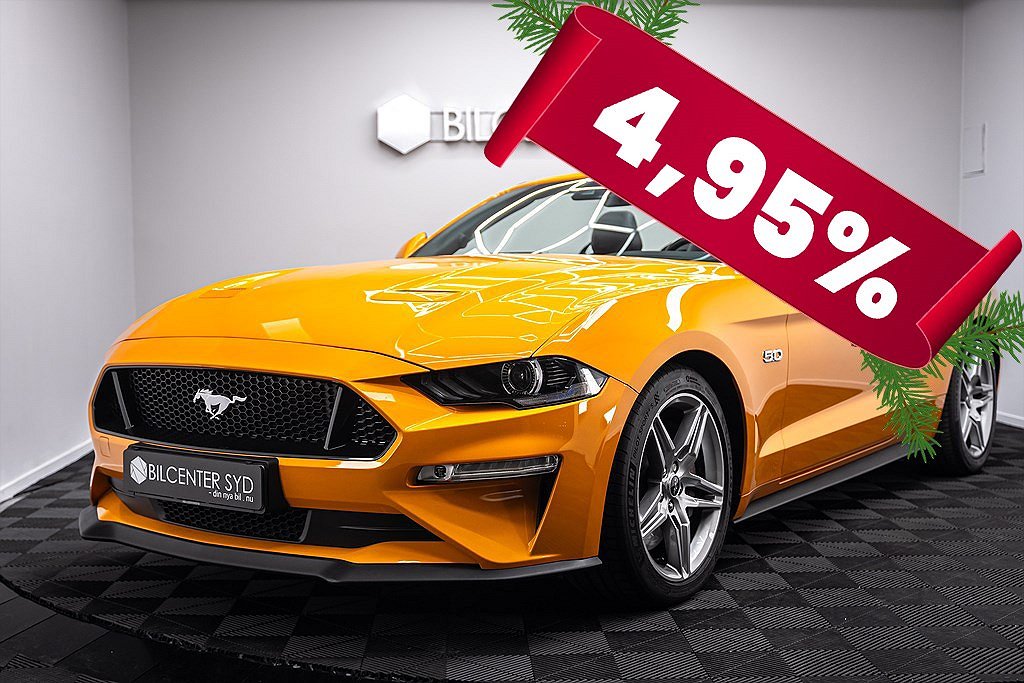 Ford Mustang GT Convertible|V8|SV-Såld|Lågmil|450hk|