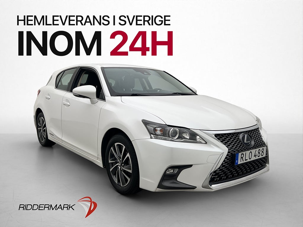 Lexus CT200h 200h 1.8 Kamera Navi Adpt-fart Låg skatt 0,42l/Mil
