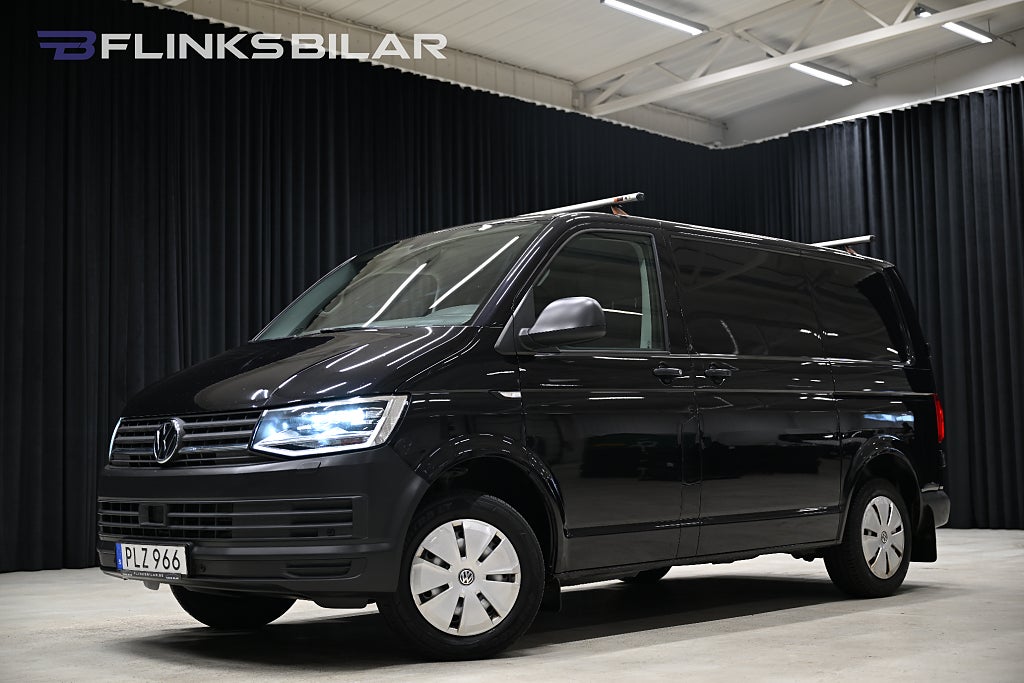 Volkswagen Transporter DSG 150HK Inredd|Dubbeldörr|LED|Drag|Värmare|NyKamrem