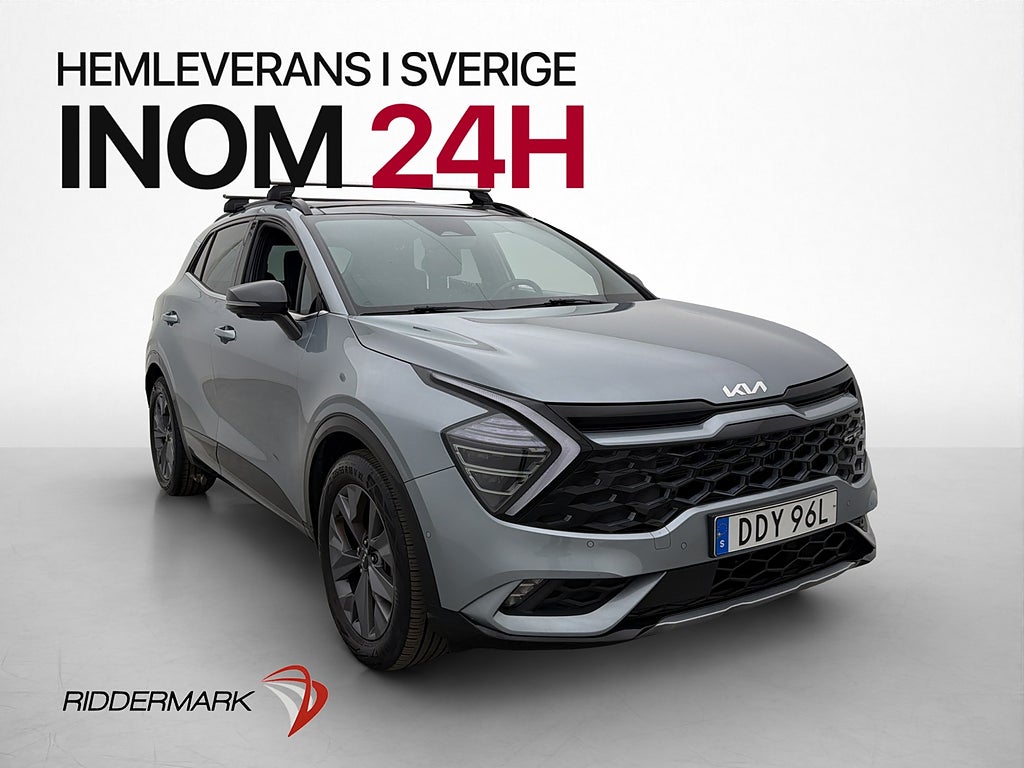 Kia Sportage Hybrid 230hk AWD GT-Line Pano H/K MOMS 360 Drag