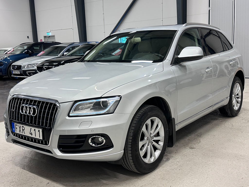 Audi Q5 2.0 TDI 177HK QUATTRO DESIGN PANO DRAG M/K VÄRM PDC