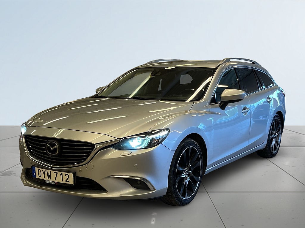Mazda 6 Wagon 2.2 AWD SoV/Drag/Kamera/Navi/MoK/BOSE/Skinnkläd