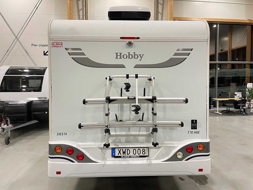 Hobby Siesta T70 HGE / AC bodel / Solcell / Taksäng / Automat - Hobby