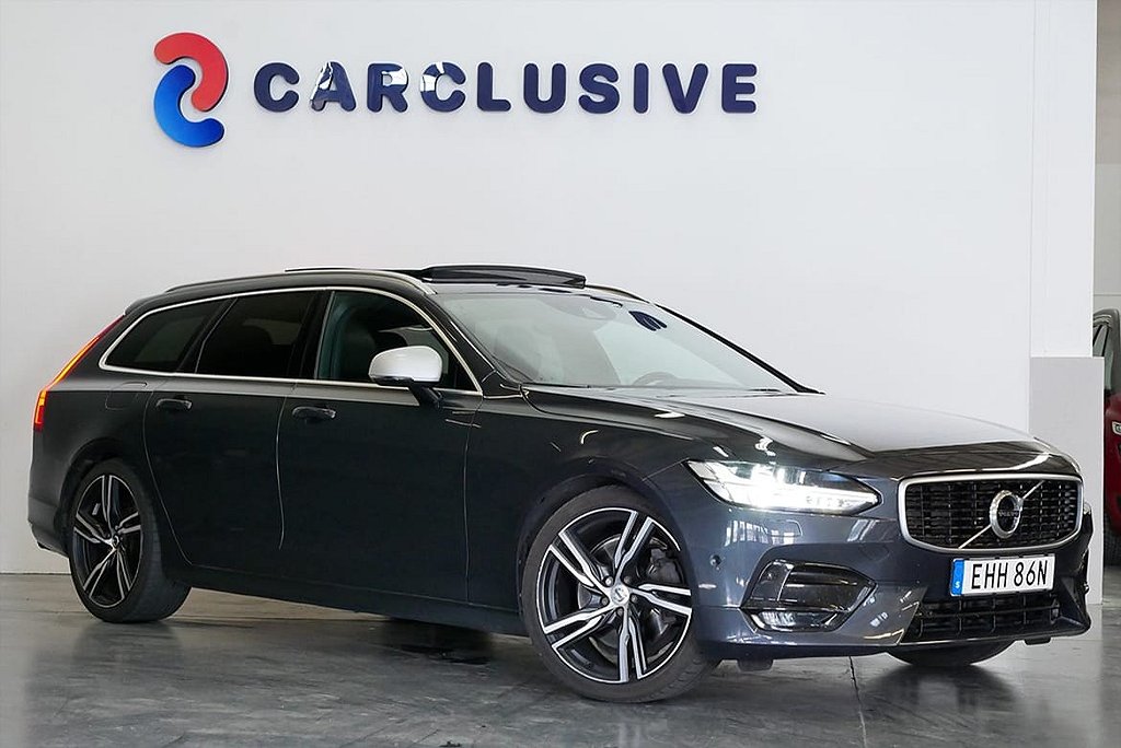 Volvo V90 D5 AWD R-Design Aut 235hk | 3174kr/mån | Pano