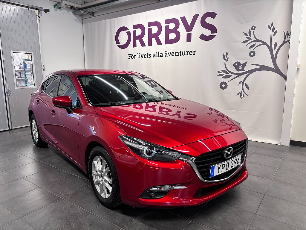 Mazda 3 Sport 2.0 SKYACTIV-G 120Hk Vision Aut Nav Låga mil