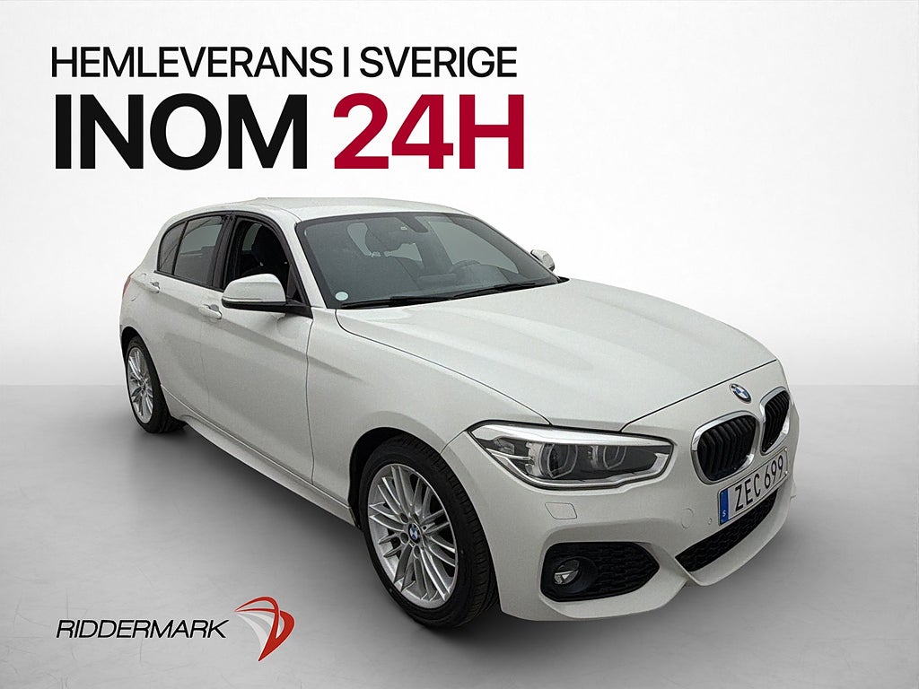 BMW 118i M Sport P-Sensorer Alcantara Rattvärme Keyless LED