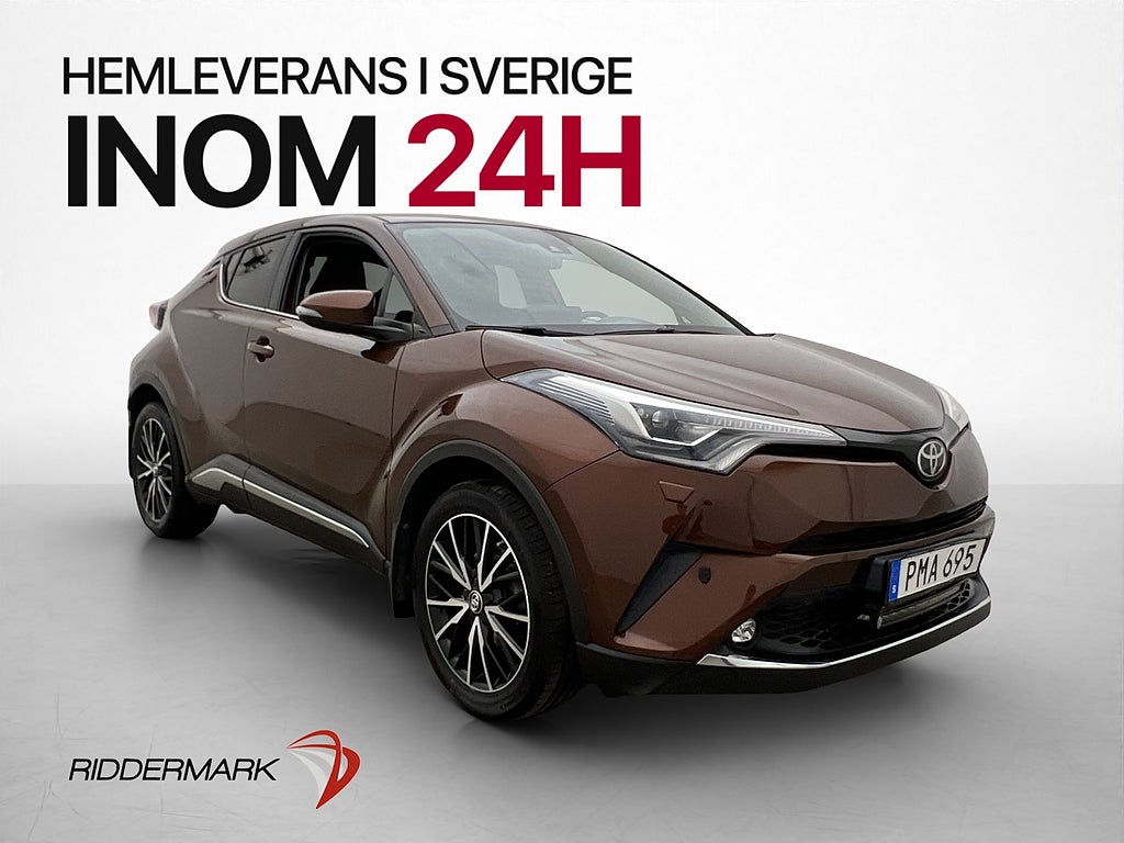 Toyota C-HR 1.2 Turbo AWD 0,63l/mil Executive Drag Kamera