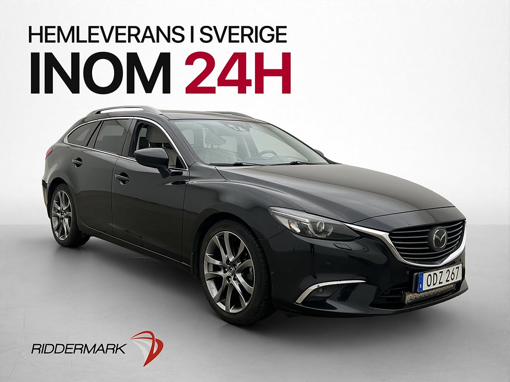 Mazda 6 SKYACTIV-G 192hk Optimum HUD BOSE Kamera Skinn