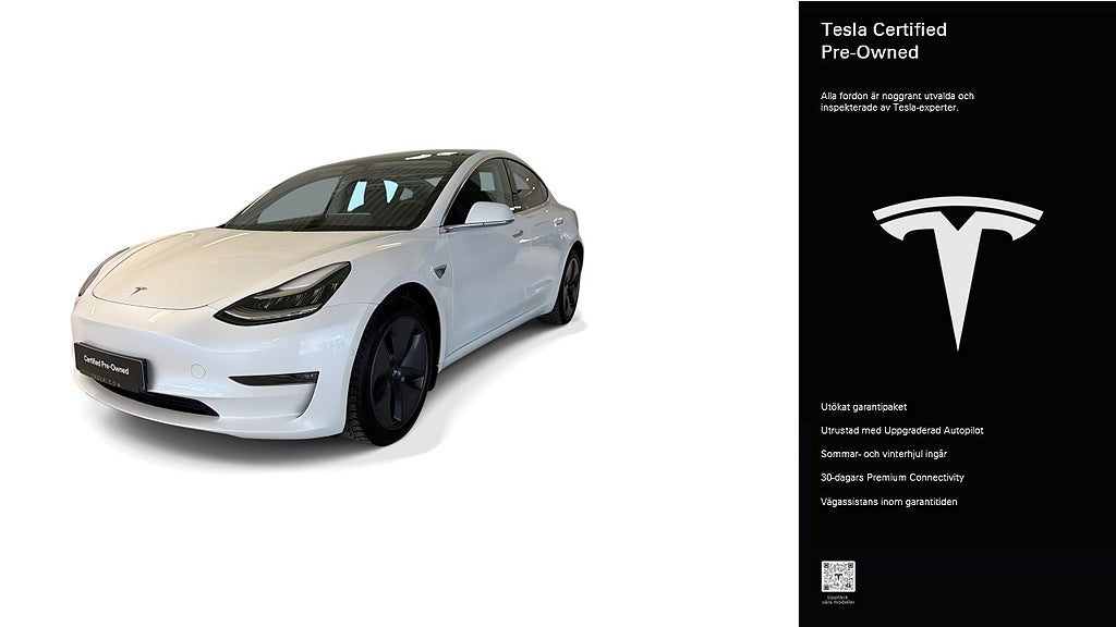 Tesla Model 3 Long Range AWD Certified Pre-Owned 3,84% ränta