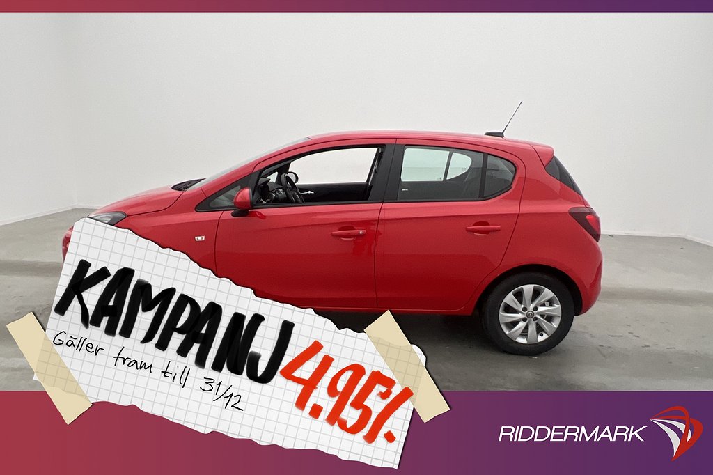 Opel Corsa 1.4 90hk Enjoy Sensorer Rattvärme 4,95% Ränta