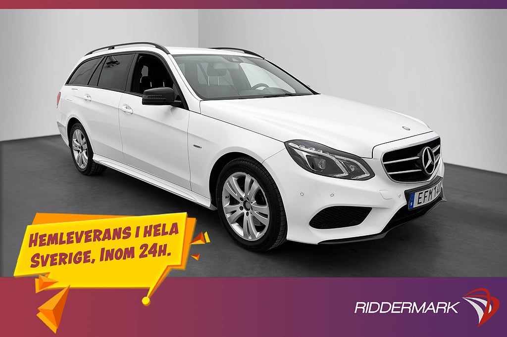 Mercedes-Benz E 220 T 170hk 4M AMG Sport Kamera Dragkrok