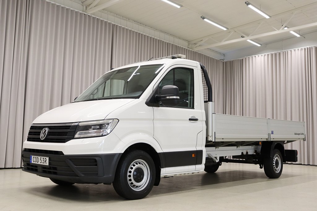 Volkswagen Crafter TDI 177HK Automat Lång Flak 7100Mil Moms