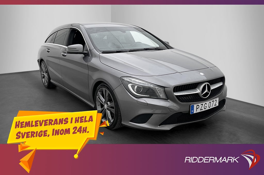 Mercedes-Benz CLA 220 CDI Shooting Brake 177hk Kamera Drag