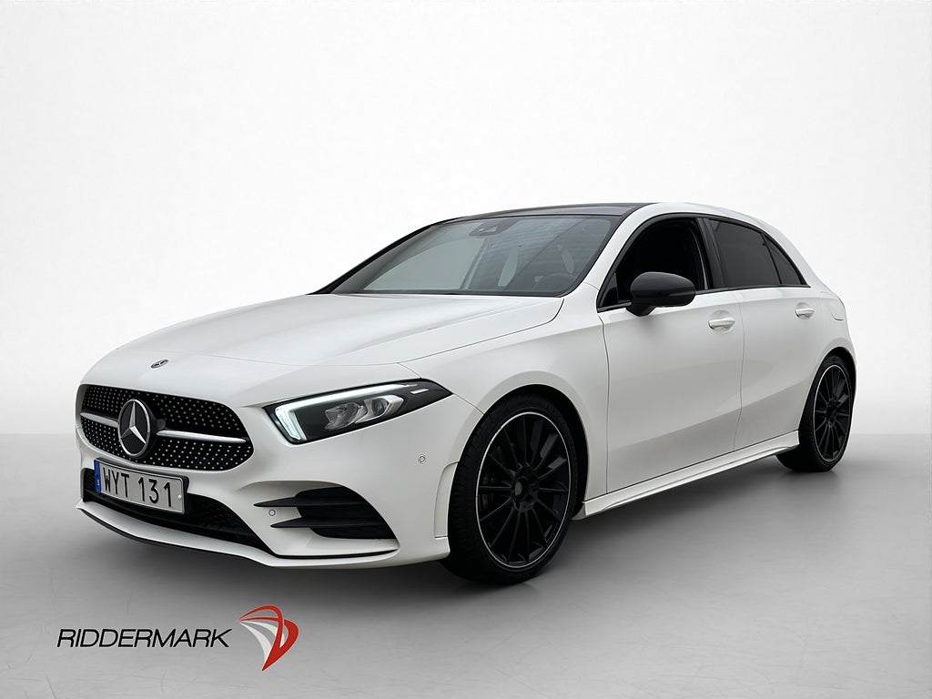 Mercedes-Benz A 200 163hk AMG Panorama Wide Kamera MOMS