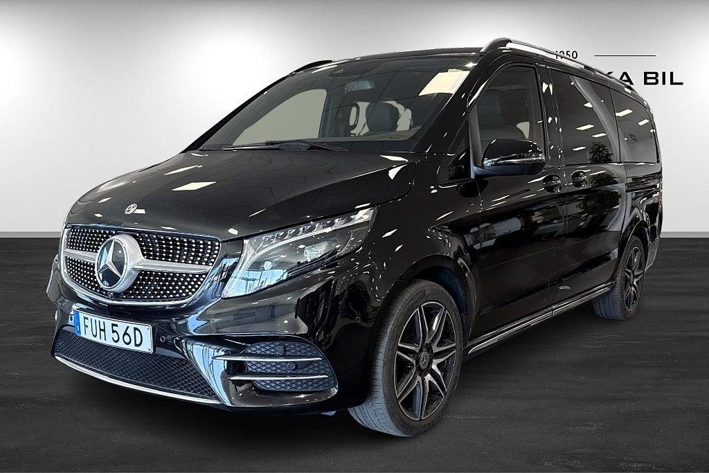 Mercedes-Benz V 300d 4MATIC Lång AMG, Pano/L-fjädring ,BURMESTER, Drag
