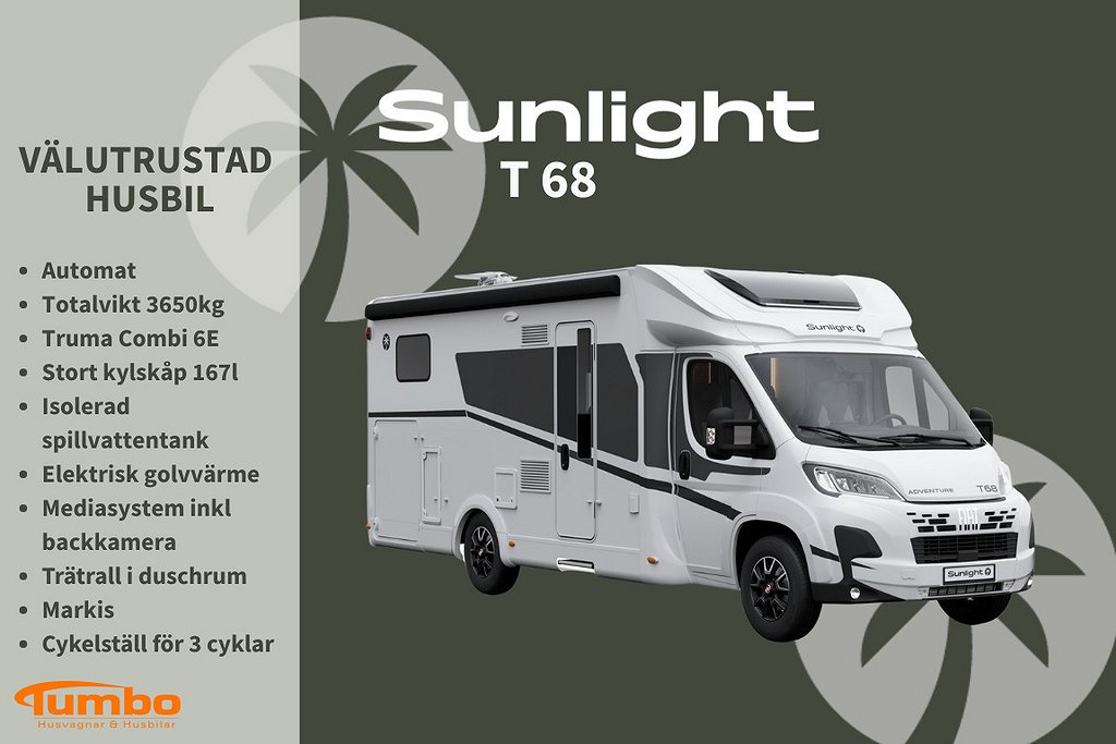 Sunlight T 68 Master Paket 140hk Automat