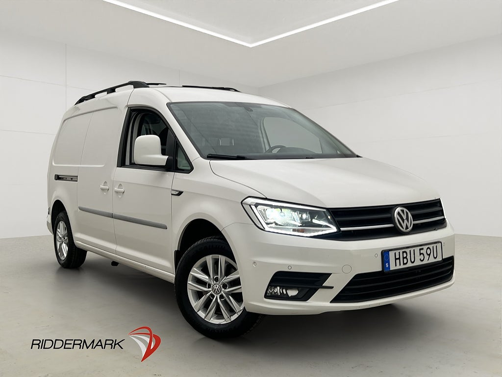 Volkswagen Caddy Maxi 2.0TDI Värmare CARPLAY LED Drag Moms