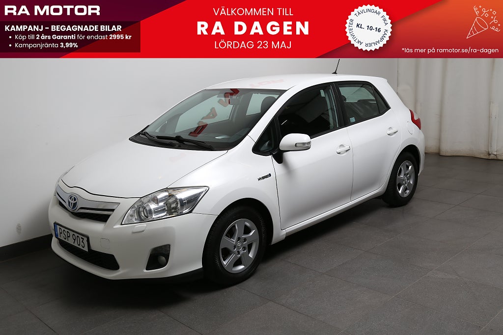 Toyota Auris 1,8 Hybrid e-CVT Plus 136hk Aut Motorvärmare 2011