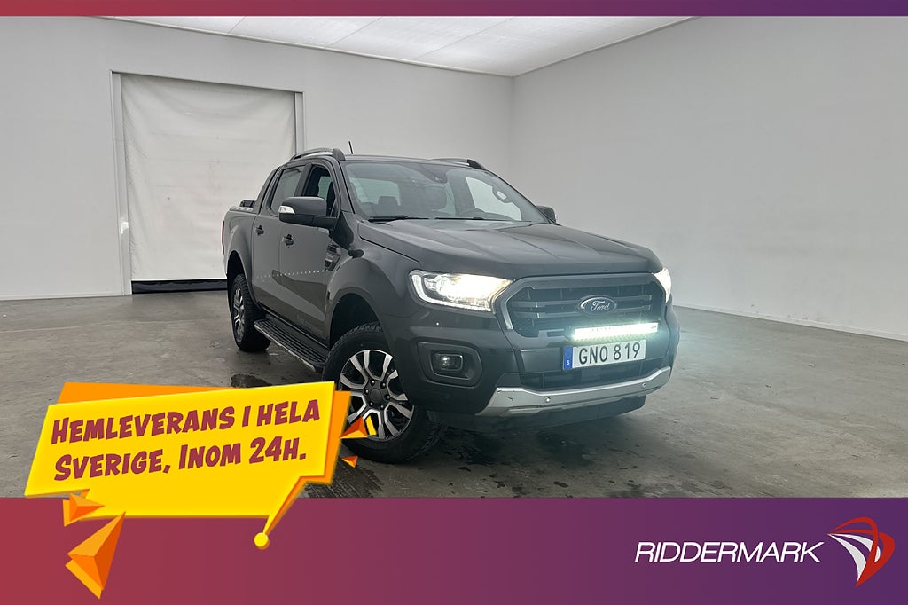 Ford ranger Wildtrak 213hk 4x4 Värm Drag Kamera Diff 1-ÄGARE