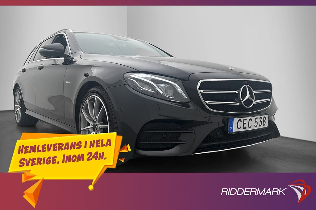 Mercedes-Benz E 220 d 194hk 4M AMG Wide Värm Burmester Drag