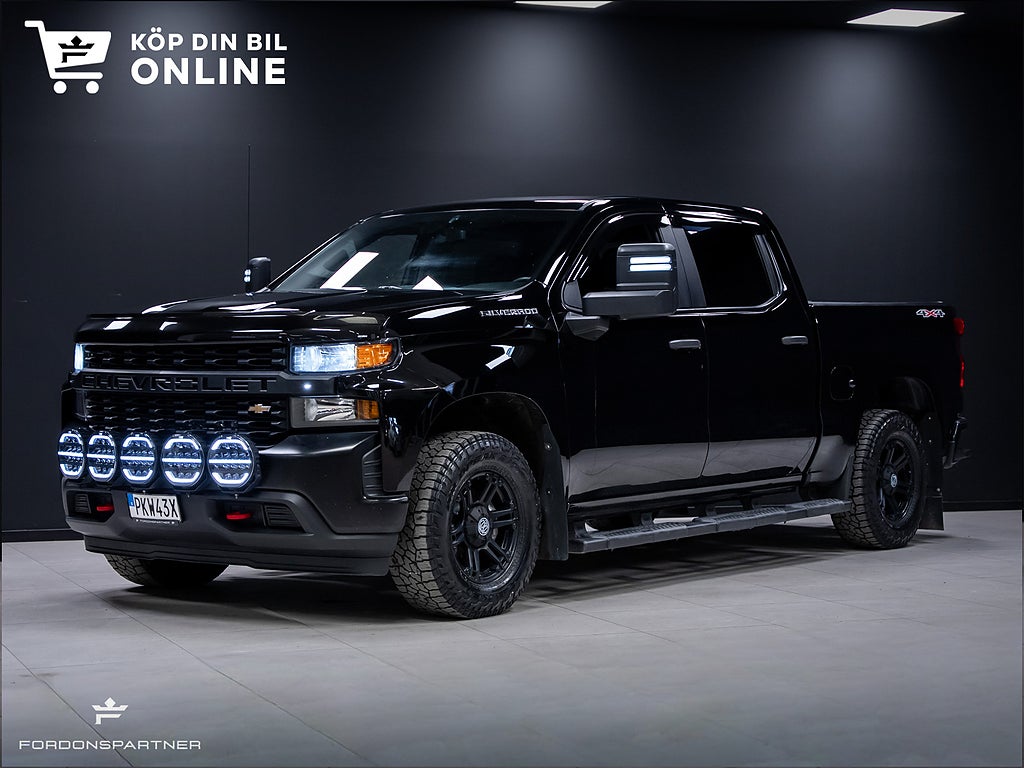 Chevrolet Silverado 1500 Crew Cab 4.3 V6 E85 4WD 289HK 6-SITS SKINN MOMS