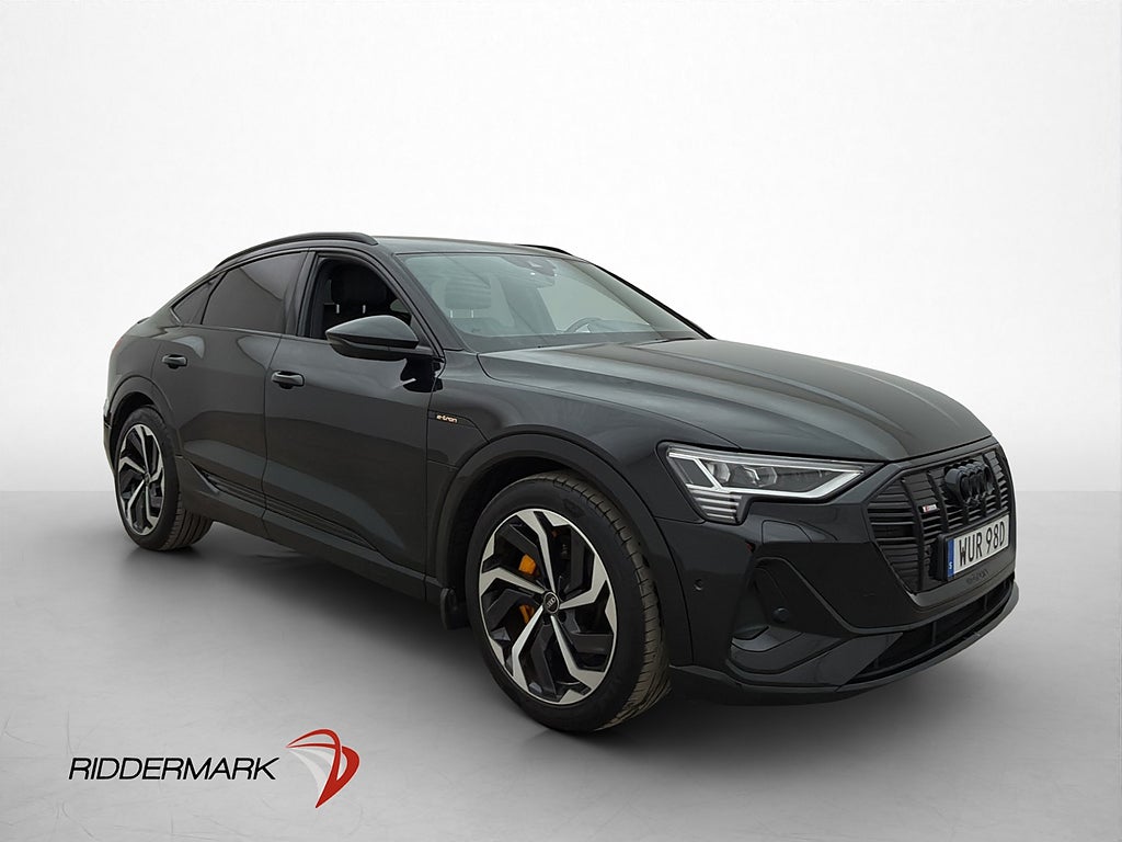 Audi E-Tron 55 Q S Line Matrix Pano Cockpit 360° Svart Optik
